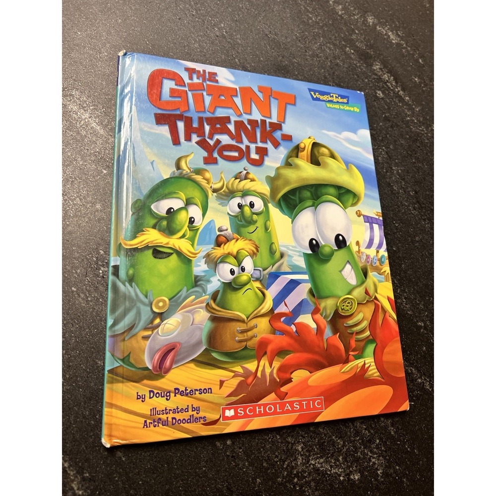 VeggieTales Kids Book Lot of 6 Scholastic Hardcover Christian Children's Books‎ - Picture 11 of 12